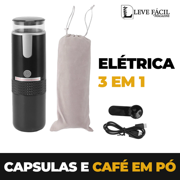 Cafeteira Elétrica 3 em 1 Leve Fácil® - Capsulas e Café Moído (DESMONTA POR COMPLETO)