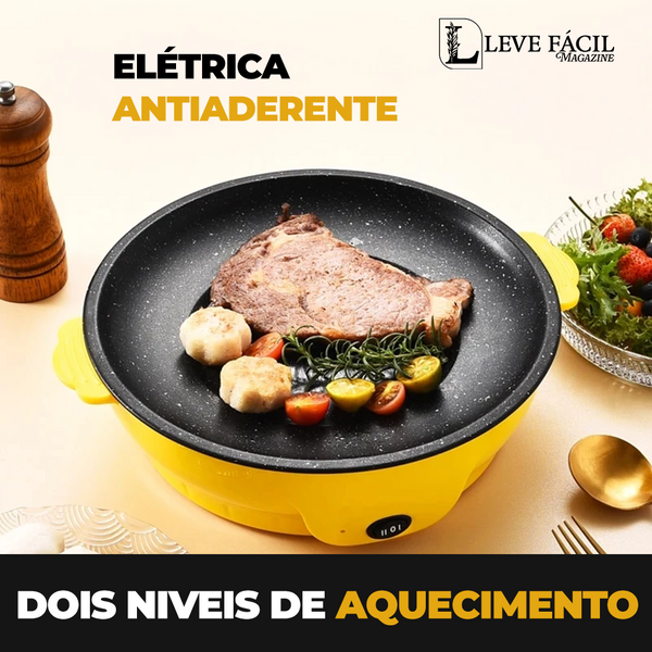 Frigideira Elétrica Multifuncional Leve Fácil® (BRINDE LIVRO DE RECEITAS)